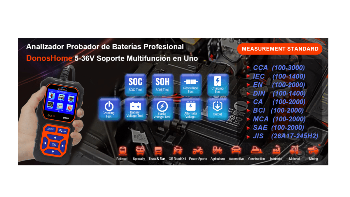 ¿Cómo Funcionan las Baterías de Litio? | ES - DonosHome - OBD2 scanner,Battery tester,tuning,Car Ambient Lighting