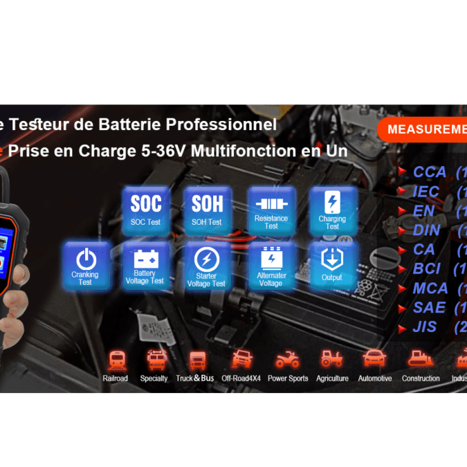 Comment Mesurer la Résistance Interne des Batteries : Méthodes et Implications | FR - DonosHome - OBD2 scanner,Battery tester,tuning,Car Ambient Lighting