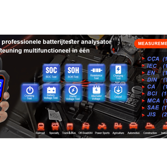 Hoe de Interne Weerstand van Batterijen te Meten: Methoden en Implicaties | NL - DonosHome - OBD2 scanner,Battery tester,tuning,Car Ambient Lighting